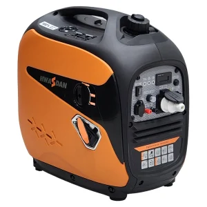 موتور برق کیفی بی صدا 2.4 کیلووات هواسدان مدل H2850iS_K با طراحی جمع و جور و دسته حمل
