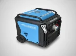 موتور برق هونامیک مدل HM14500iSR3T با توان 12 کیلووات، بی‌صدا، تک فاز و سه فاز، بدنه مشکی و آبی