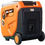 موتور برق کیفی H4500iE هواسدان بی صدا با چرخ و دسته در ابعاد 51x44x59 سانتی‌متر